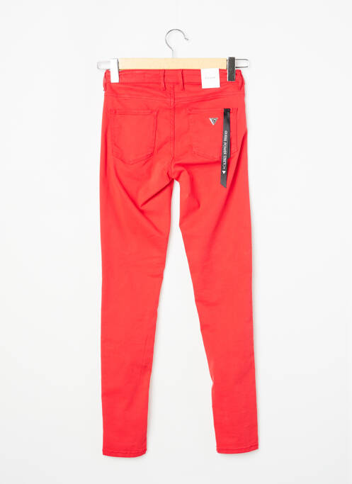 Pantalon slim rouge GUESS pour femme