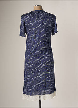 Chemise de nuit imprimé pois bleu BISBIGLI femme