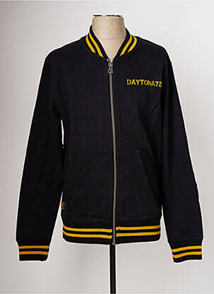 Veste casual poignets poignets élastiqués noir DAYTONA homme