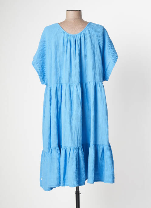 Robe mi-longue bleu BLUTSGESCHWISTER pour femme