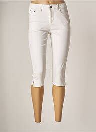 Corsaire stretch taille normale blanc KAFFE femme