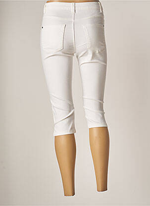 Corsaire stretch taille normale blanc KAFFE femme