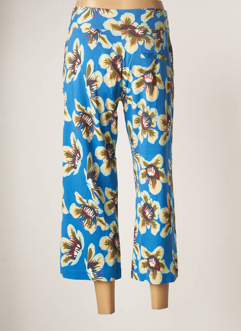 Pantalon 7/8 bleu ZILCH pour femme