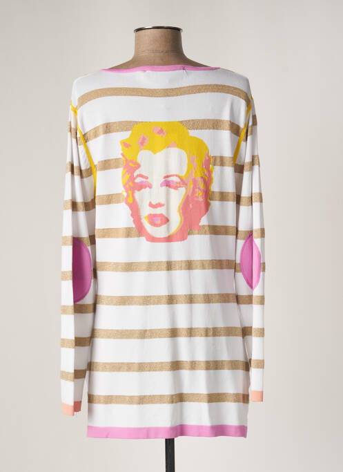 Gilet manches longues blanc ANANKE pour femme