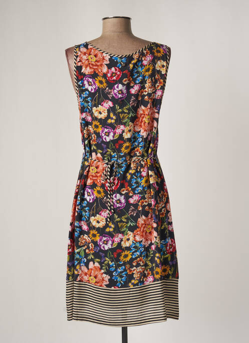 Robe mi-longue noir FRED SABATIER pour femme