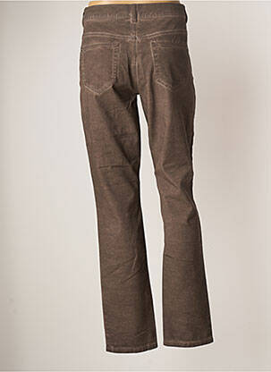 Pantalon droit stretch taille normale gris CMK femme