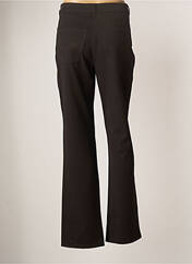 Pantalon flare marron RICHY pour femme seconde vue