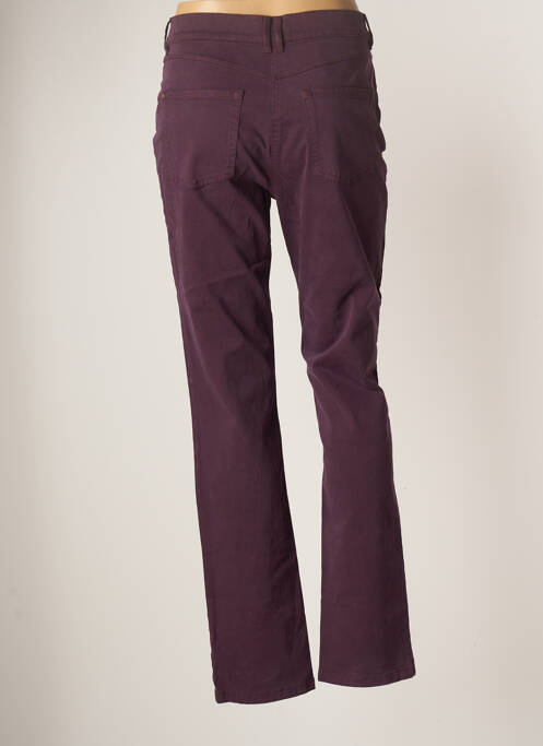 Pantalon droit violet RICHY pour femme