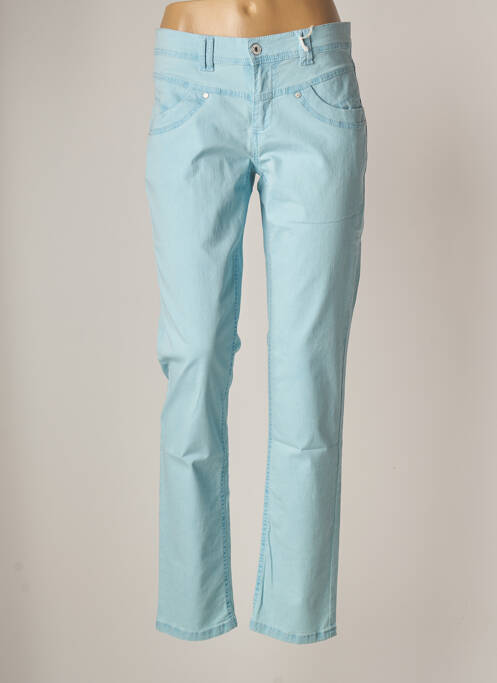 Pantalon slim bleu MSN pour femme