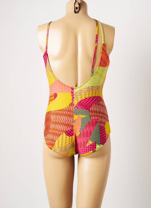 Maillot de bain 1 pièce rose DEIDAD pour femme