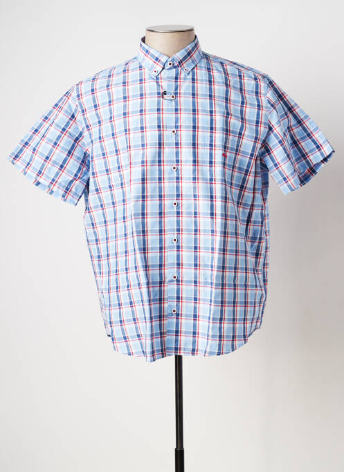 Chemise manches courtes bleu DARIO BELTRAN pour homme