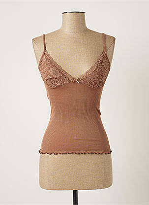 Top/Caraco marron CAGI pour femme