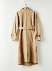 Manteau long beige BOOHOO pour femme seconde vue