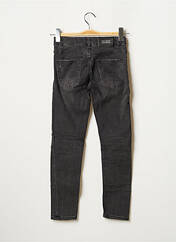 Jeans coupe slim gris SANS MARQUE pour fille seconde vue