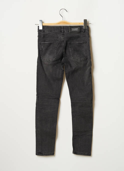 Jeans coupe slim gris SANS MARQUE pour fille