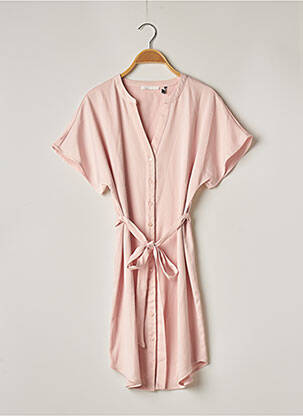 Robe courte manches courtes manches courtes rose LPB femme