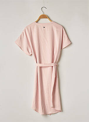 Robe courte manches courtes manches courtes rose LPB femme