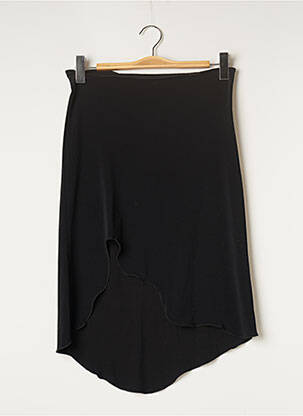Jupe mi-longue stretch noir NAF NAF femme
