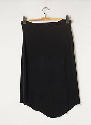 Jupe mi-longue stretch noir NAF NAF femme