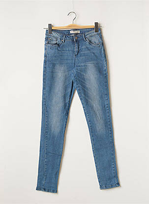 Jeans coupe slim bleu CACHE CACHE pour femme
