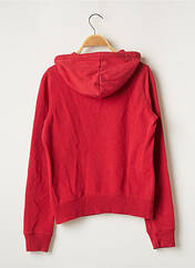 Sweat-shirt à capuche rouge HOLLISTER pour femme seconde vue