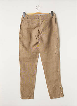 Pantalon slim taille normale taille normale beige LA FEE MARABOUTEE femme