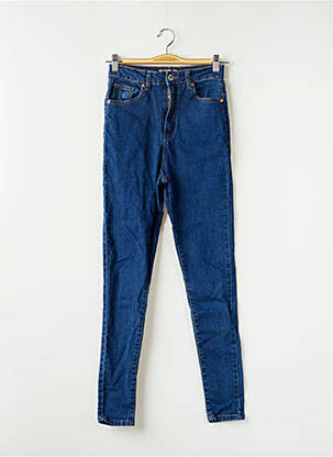 Jeans coupe slim stretch taille haute bleu PRETTY LITTLE THING femme