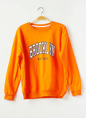 Sweat-shirt orange SHEIN pour femme