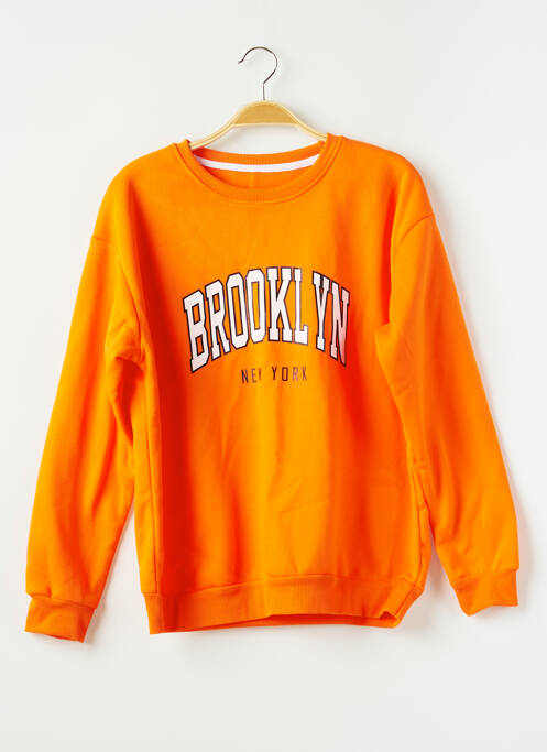 Sweat-shirt orange SHEIN pour femme