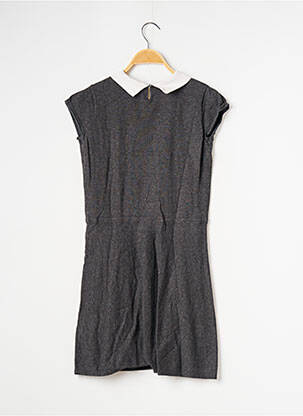 Robe courte manches courtes manches courtes gris IKKS femme
