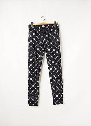 Pantalon slim stretch taille normale noir H&M femme
