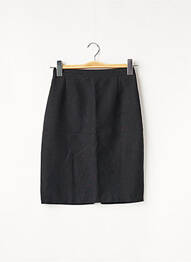 Jupe mi-longue doublure textile noir SANS MARQUE femme