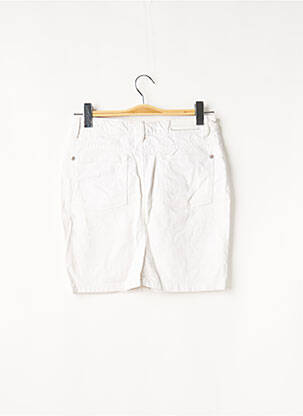 Jupe courte poches blanc DENIM STUDIO femme