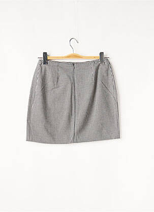 Jupe courte fermeture zippée au dos noir GALERIES LAFAYETTE femme