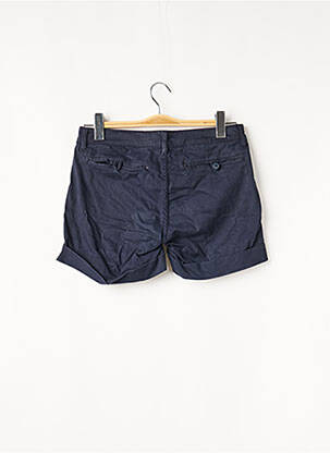 Short fermeture zippée sous rabat boutonné taille normale bleu DENIM STUDIO femme