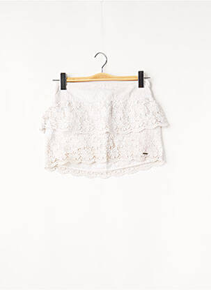 Mini-jupe blanc HOLLISTER pour femme