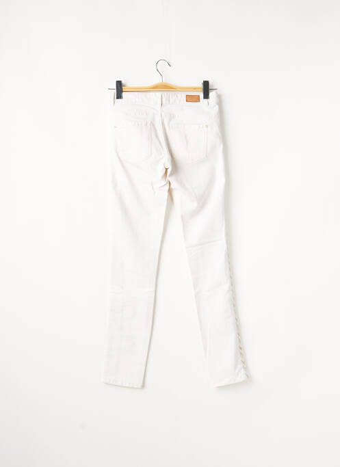 Jeans coupe slim beige IKKS pour femme