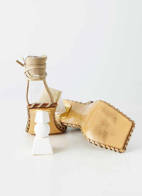 Sandales/Nu pieds beige JACQUEMUS pour femme