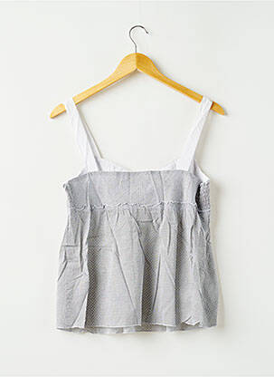 Top imprimé fantaisie fines bretelles gris COMPTOIR DES COTONNIERS femme