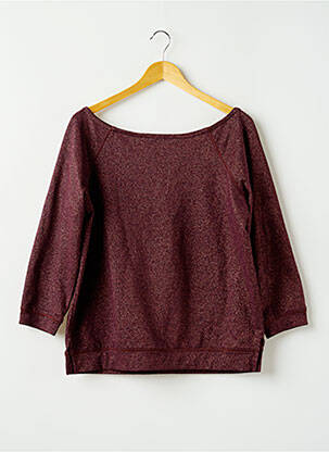 Sweat-shirt stretch manches longues violet MARC JACOBS femme