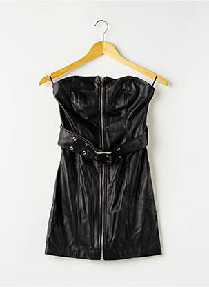 Robe courte sans manche sans manche noir BERSHKA femme