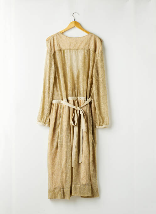 Robe longue manches longues manches longues beige LOUISE MISHA femme