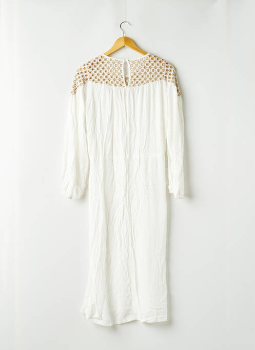 Robe mi-longue blanc BELAIR pour femme