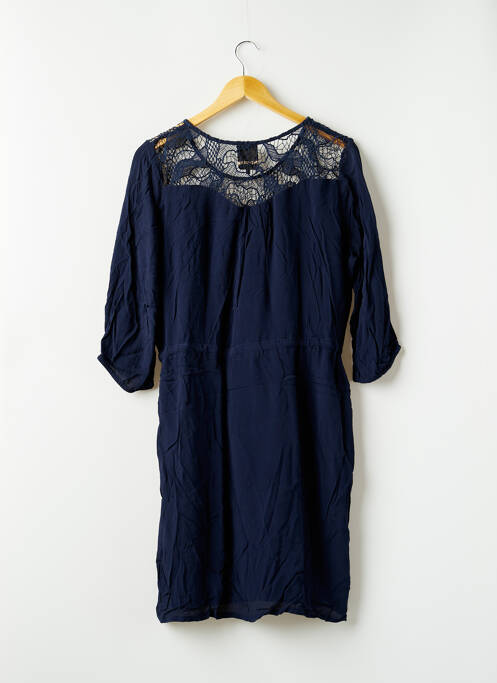 Robe mi-longue bleu ICHI pour femme