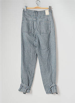Jeans coupe droite taille haute taille haute bleu ZARA femme