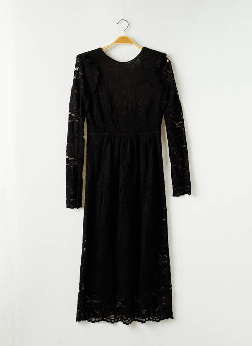 Robe mi-longue noir IDANO pour femme
