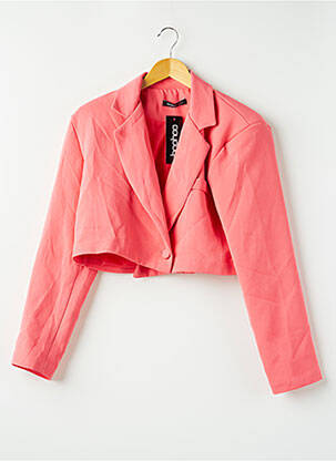 Blazer poches rose BOOHOO femme