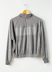 Sweat-shirt gris UNDIZ pour femme seconde vue