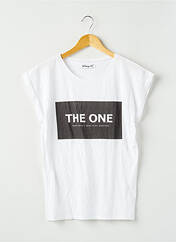 T-shirt blanc KINZZY K pour femme seconde vue