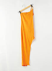 Tunique manches longues orange SHEIN pour femme seconde vue